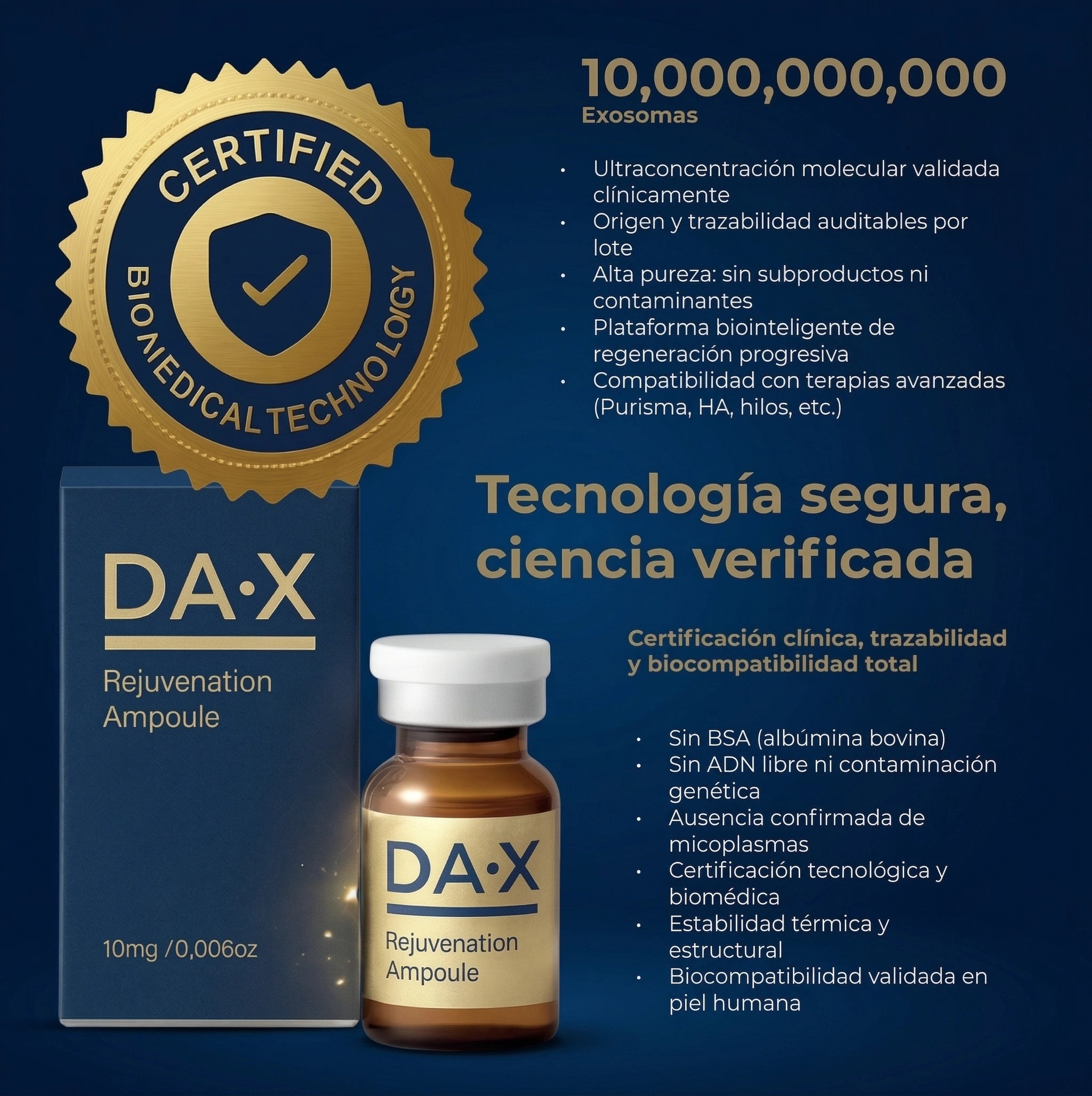 DAX - EXOSOMA Ampolleta de rejuvenecimiento