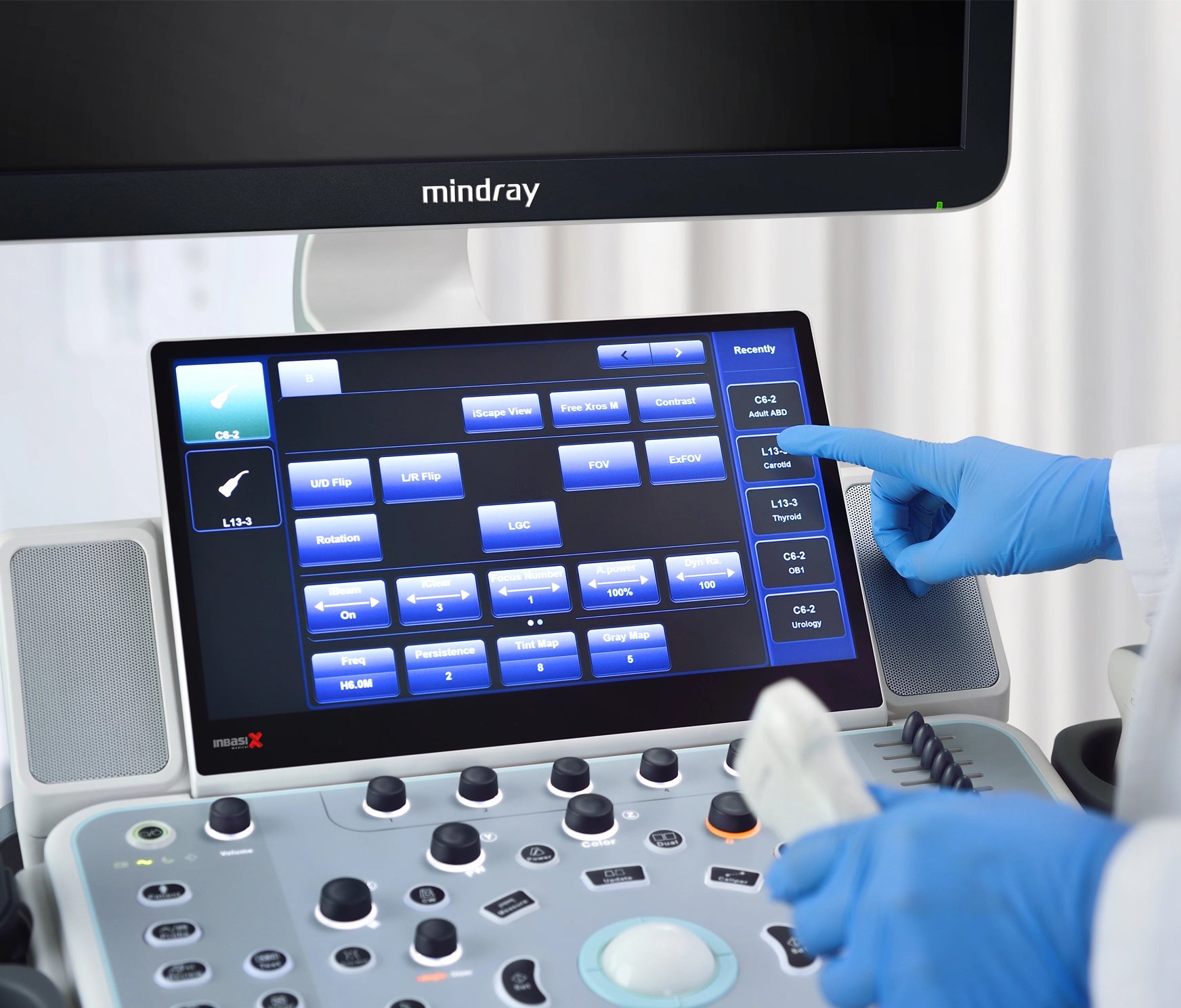 Ultrasonido Mindray DC40 FULL HD incluye transductor Volumétrico + Vaginal + Convexo GINECOLOGÍA