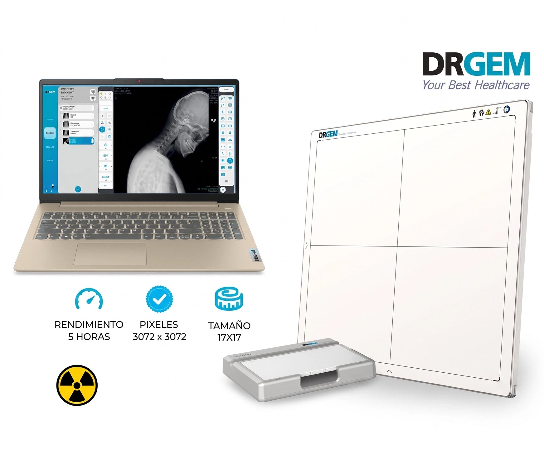 Detector DRGEM Mano4343A (17”x17”)