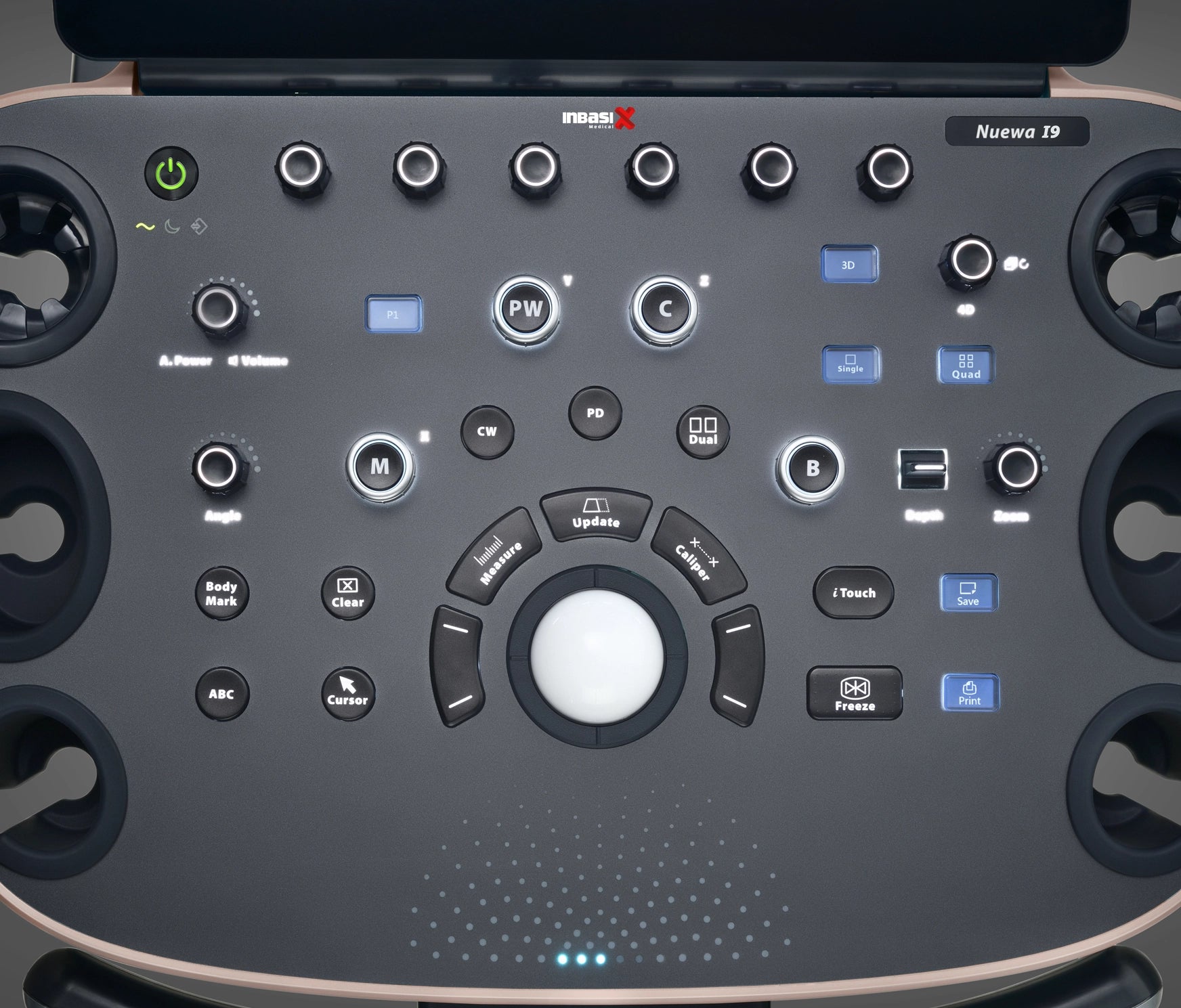 Ultrasonido Mindray NUEWA i9 incluye transductor convexo + endocavitario GINECOLOGÍA GABINETE HUMANO