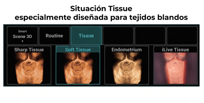 Situación Tissue, especialmente diseñada para tejidos blandos